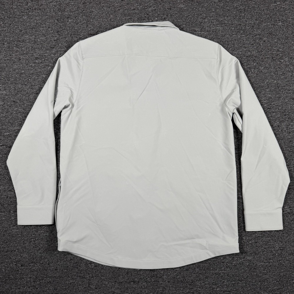 BYLT Tech Nylon Shirt Jacket Mens XL Gray Storm Shacket TN_SHRT_JKT_STG_XL - Picture 4 of 15